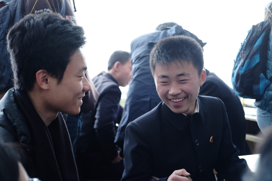 北韓自由行 blog 與學生交流