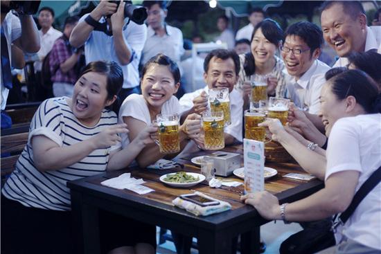 北韓自由行 blog 大同江啤酒節