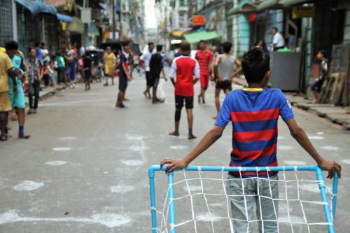 Myanmar Yangon Street Football
