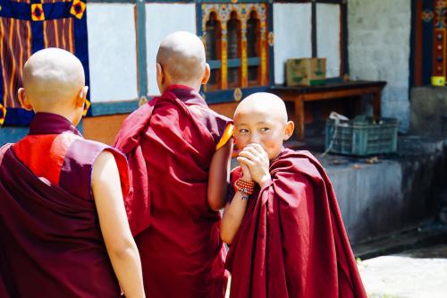 不丹僧人